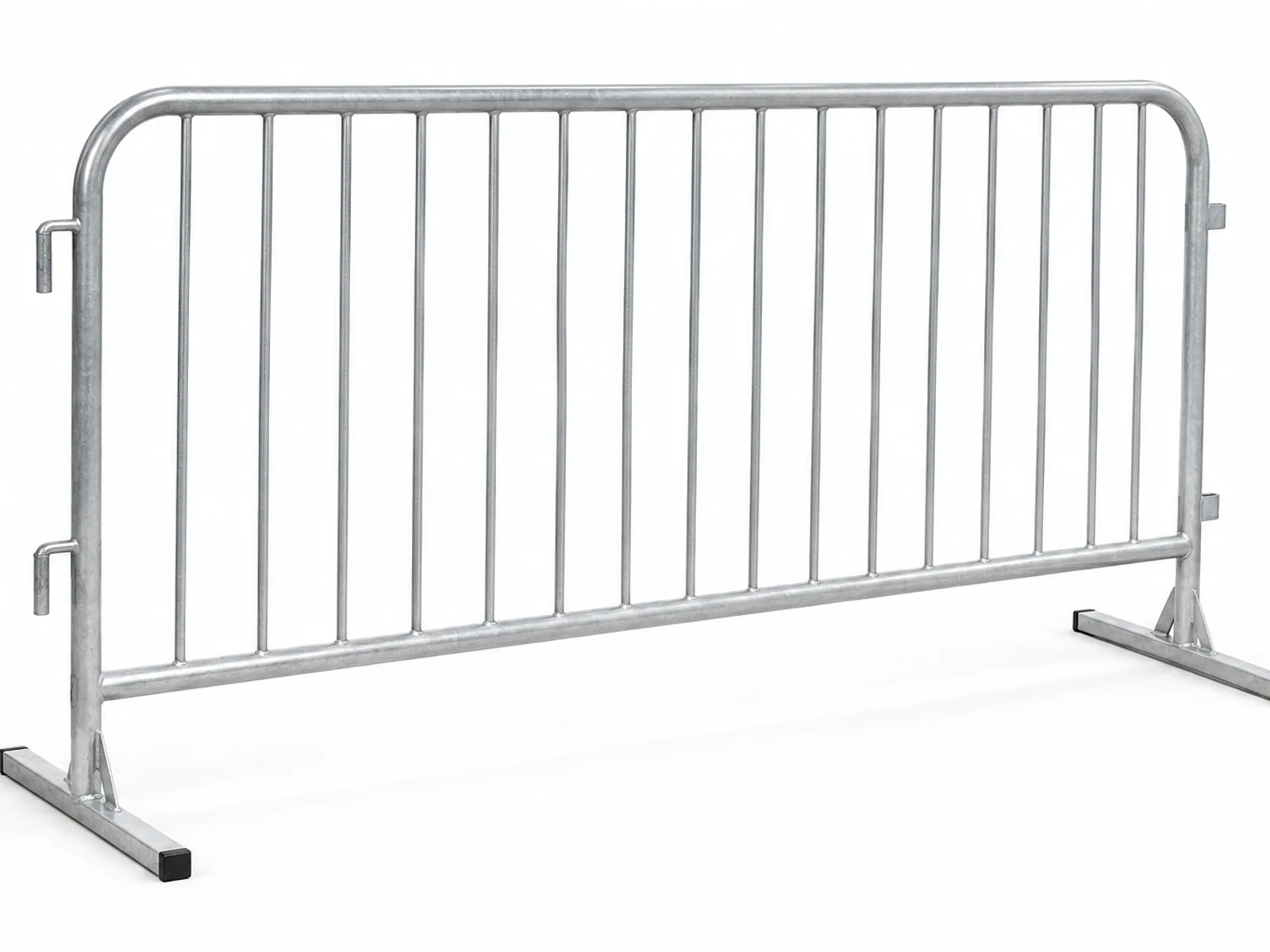 A single barrier — the hooks at one end, flat feet at the other