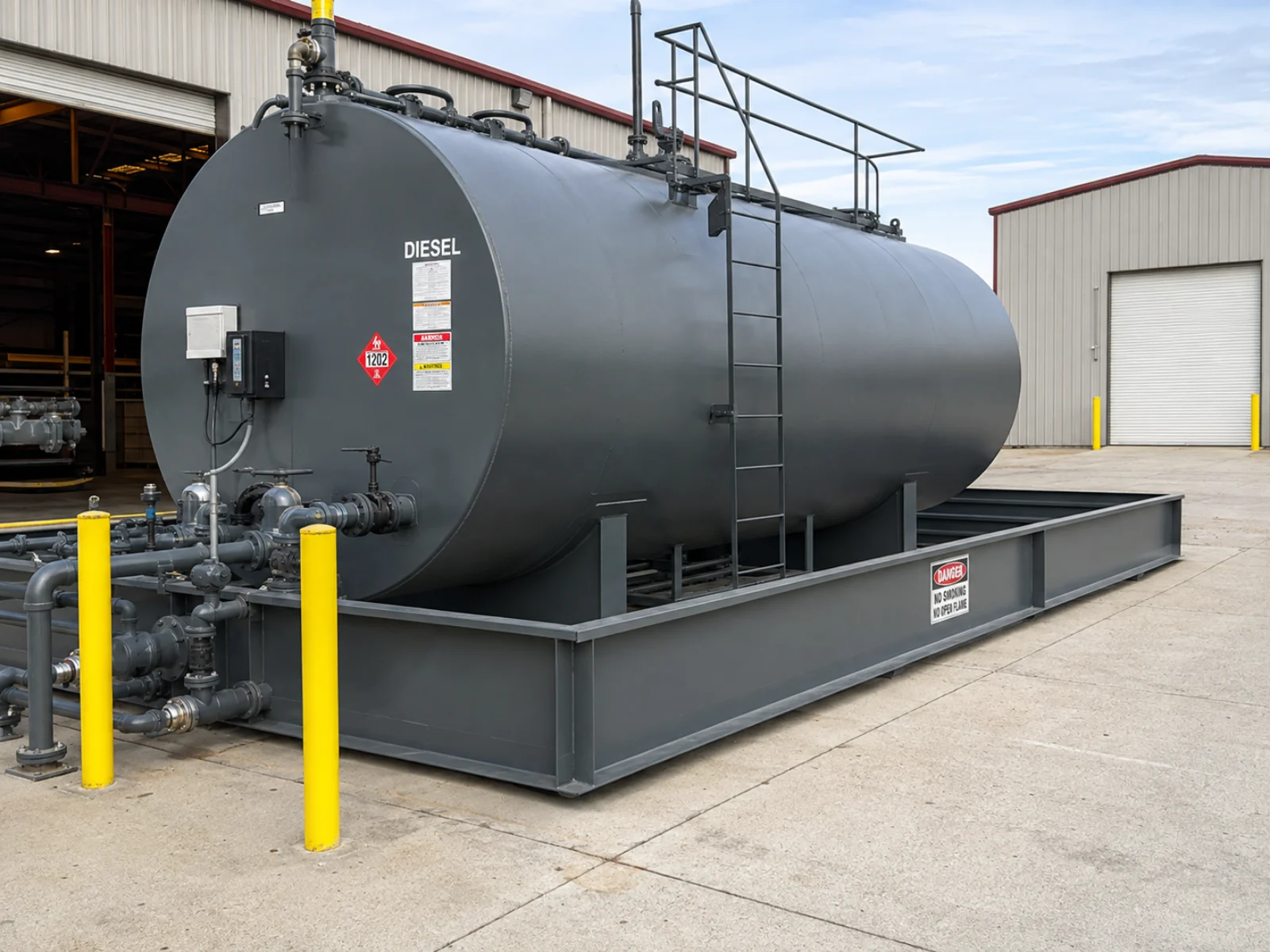 Diesel storage tank — full product view
