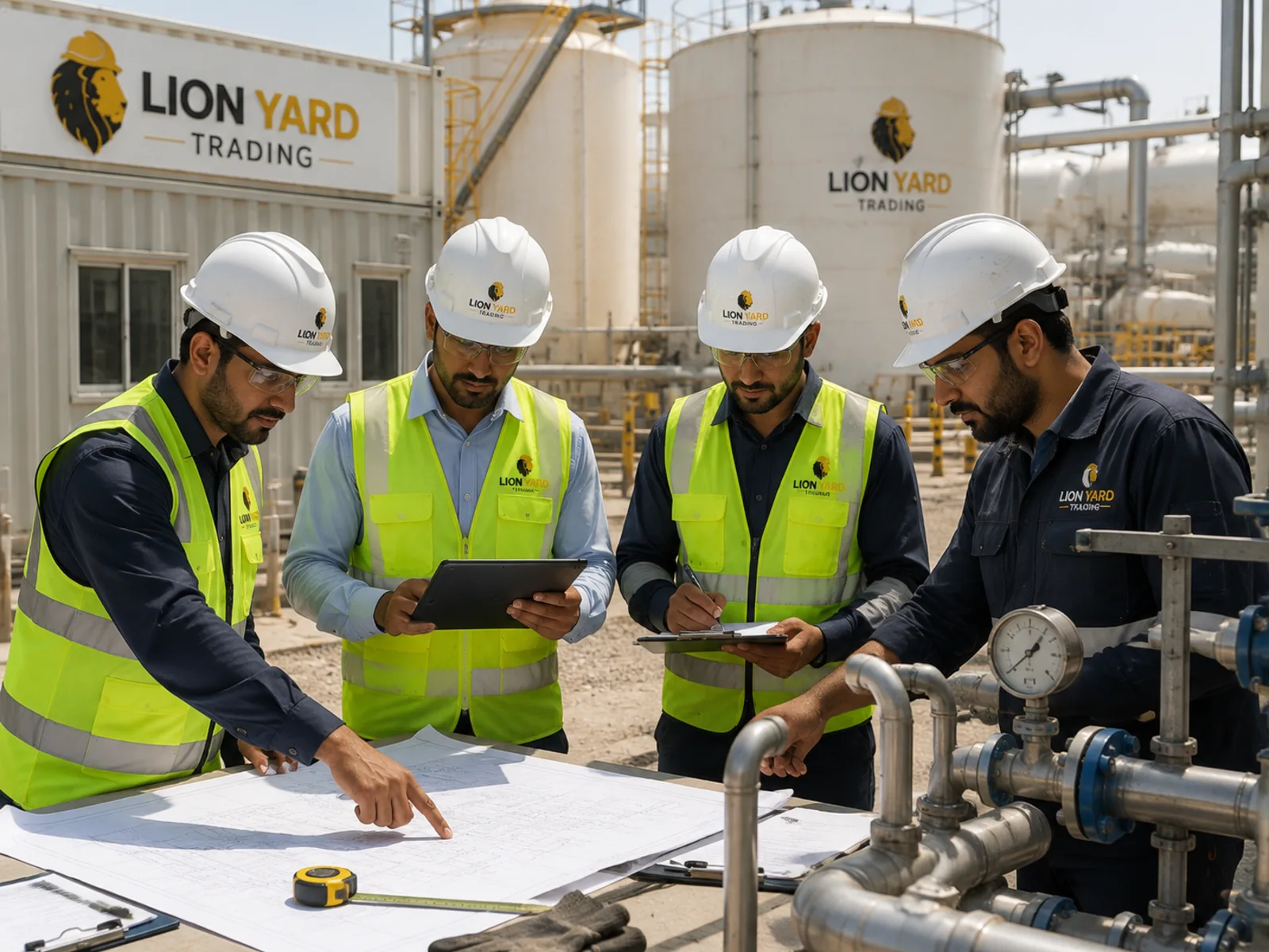 The operations team on the yard