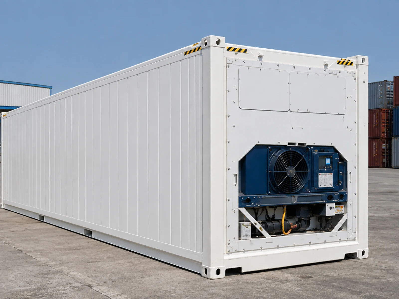 Refrigerated reefer container — full product view