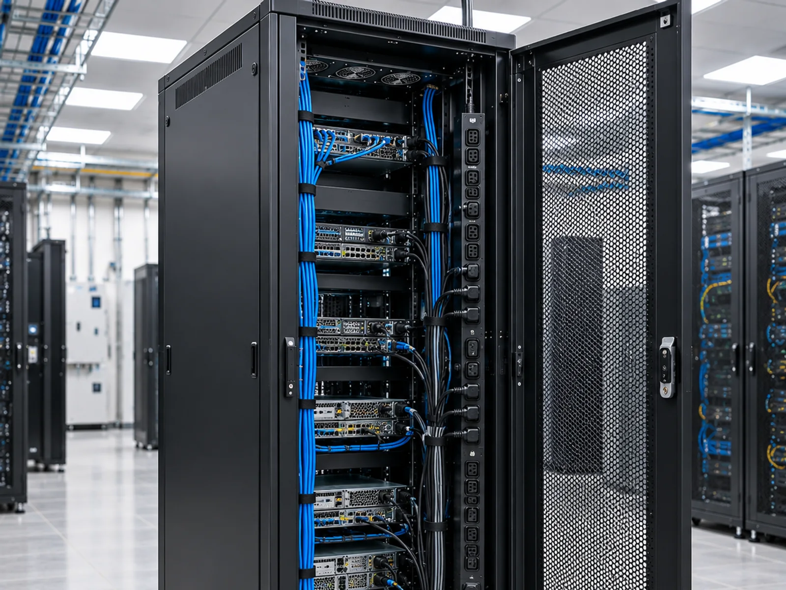 Structured cabling system — full product view