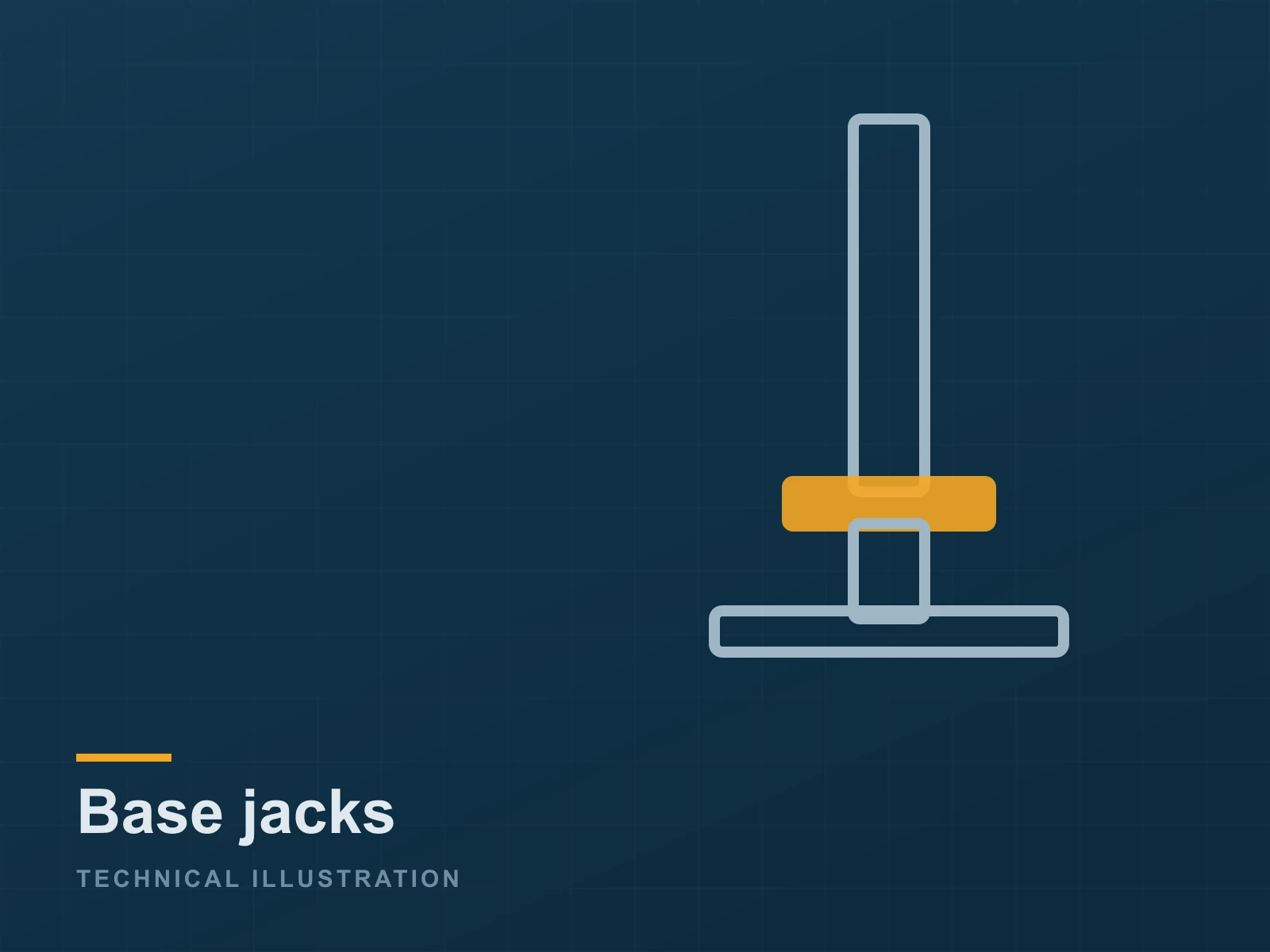 Base jacks — technical illustration