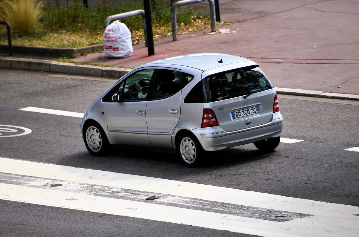 An A-Class W168 — the generation this page covers