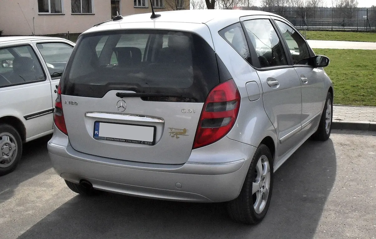 An A-Class W169 — the generation this page covers