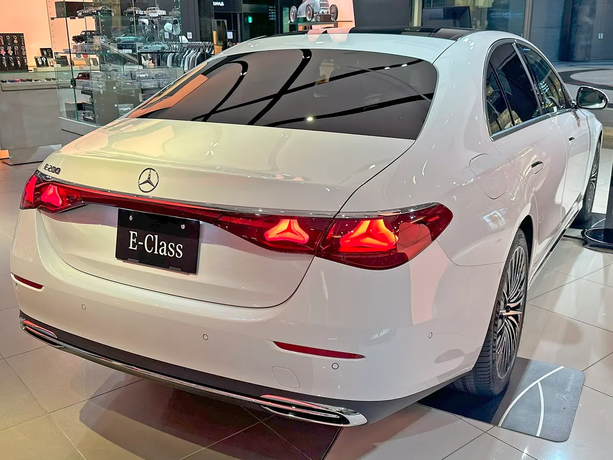 An E-Class W214 — the generation this page covers