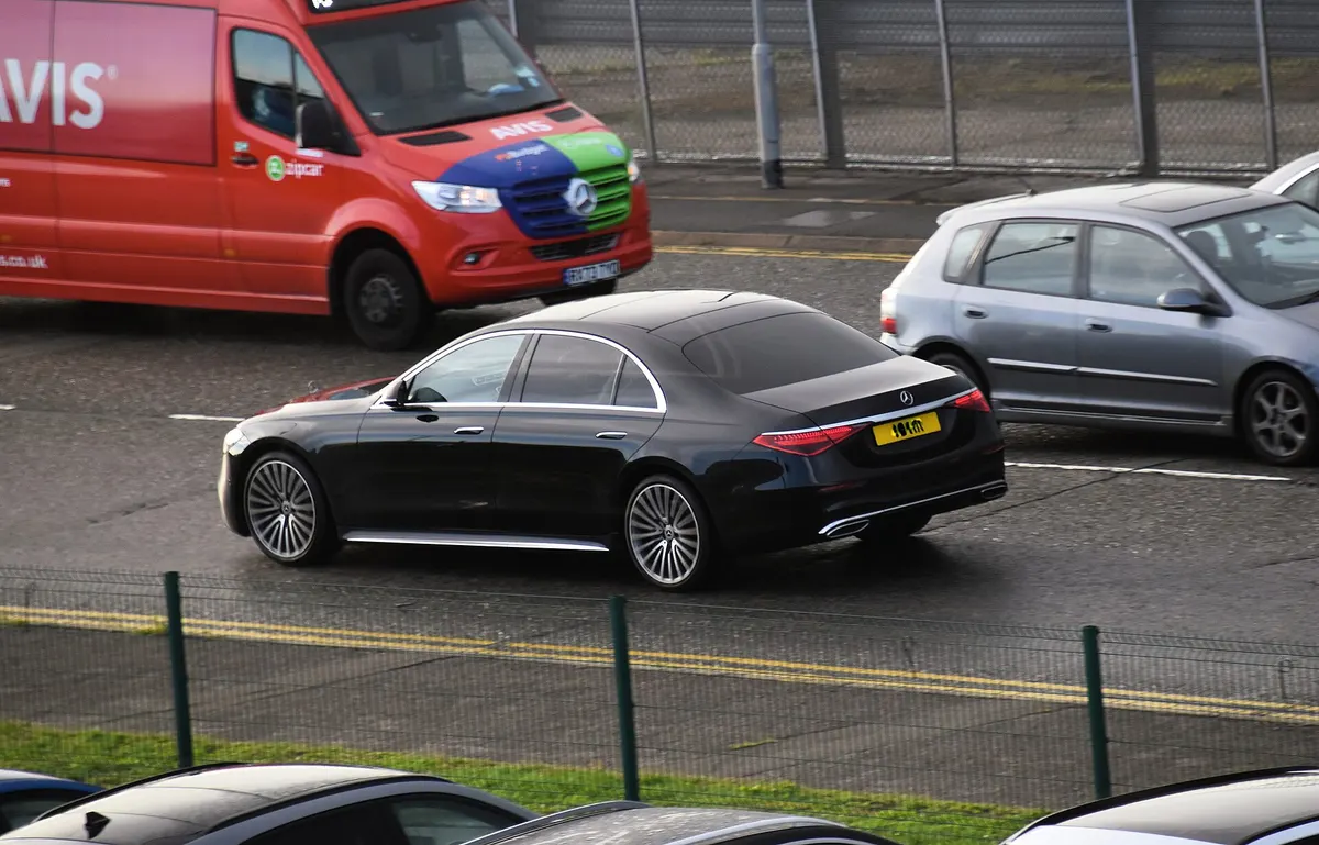 An S-Class W223 — the generation this page covers