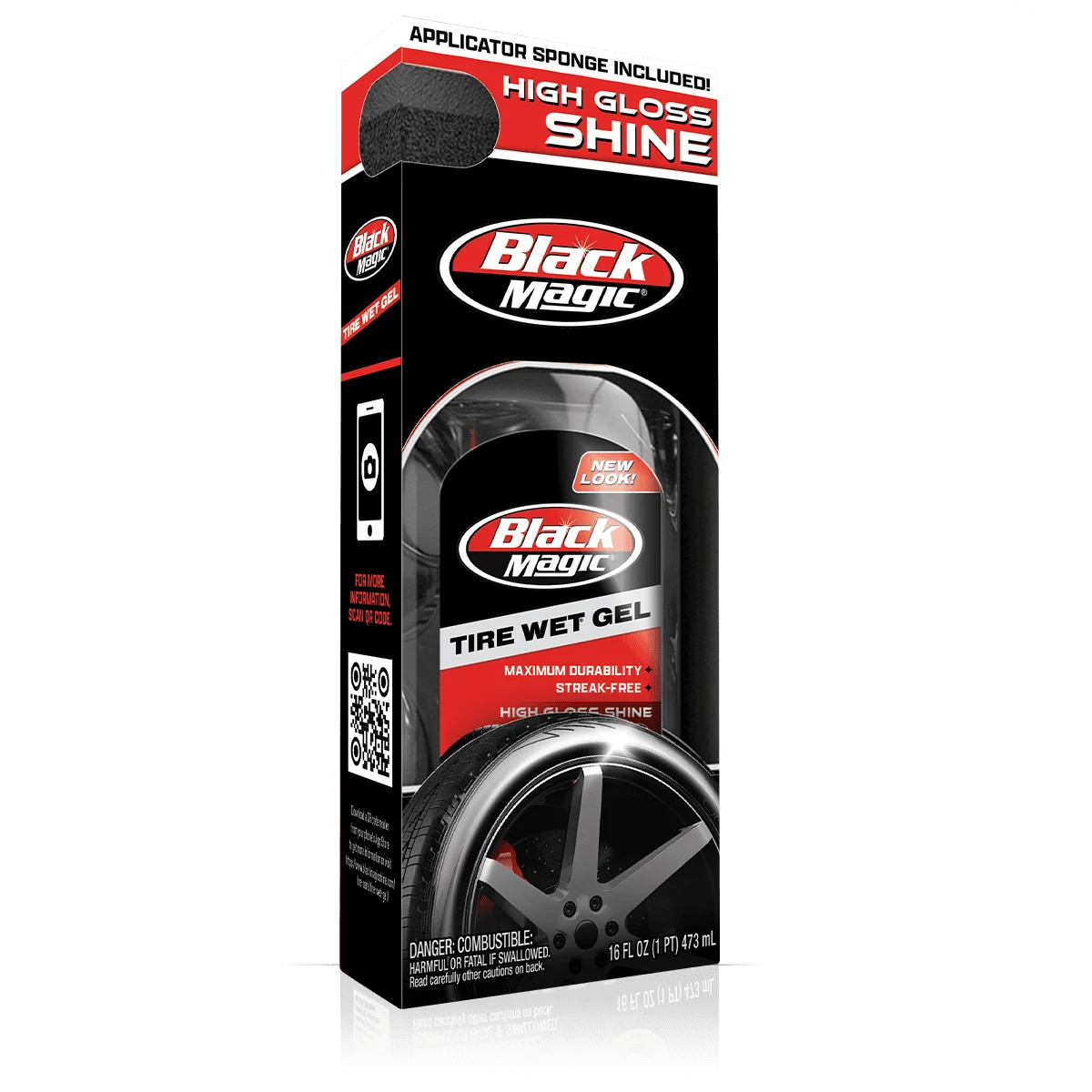 Black Magic Tire Wet Gel 473Ml