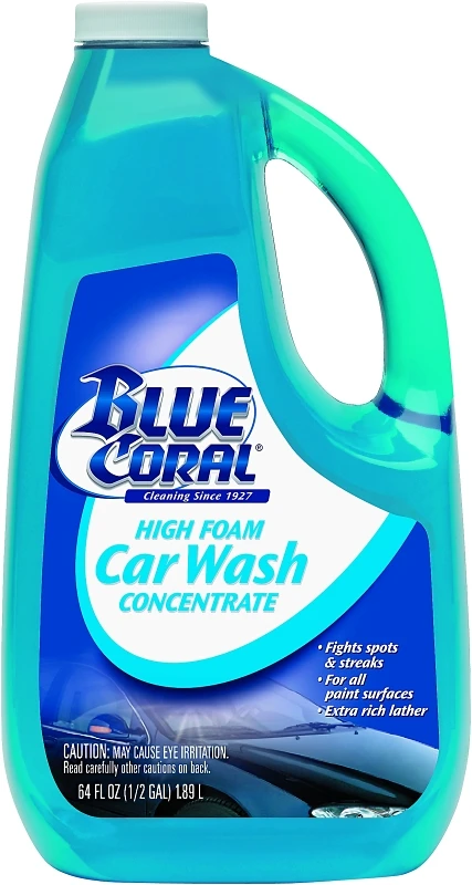 Blue Coral High Foam Car Wash Concentrate 6*64Oz Wc107g