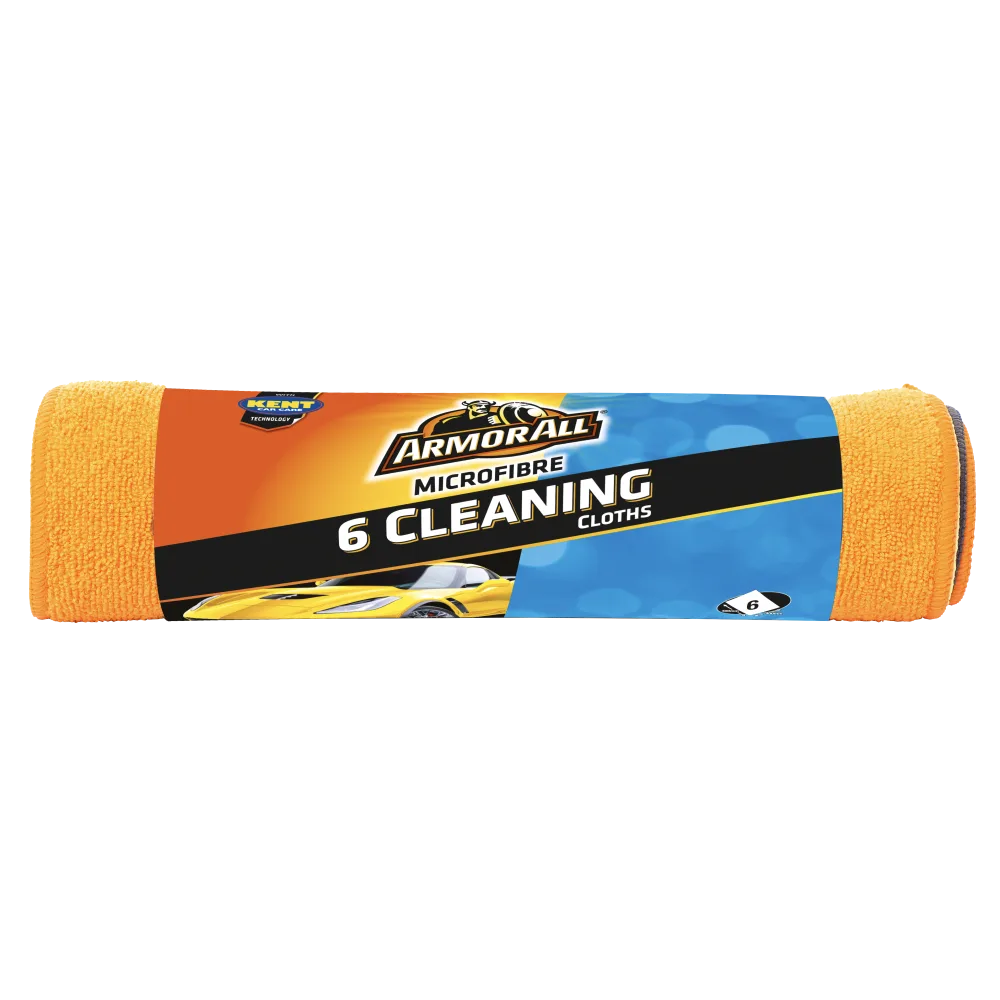 Armor All Microfibre Cleaning Cloths - Pack of 6
