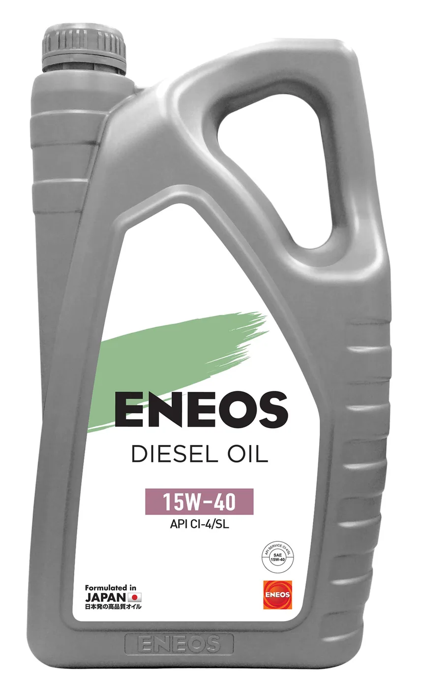 ENEOS 15W-40 CI-4/SL Mineral Heavy Duty Diesel Engine Oil, API CI-4/SL - Carton of 4 x 5 L