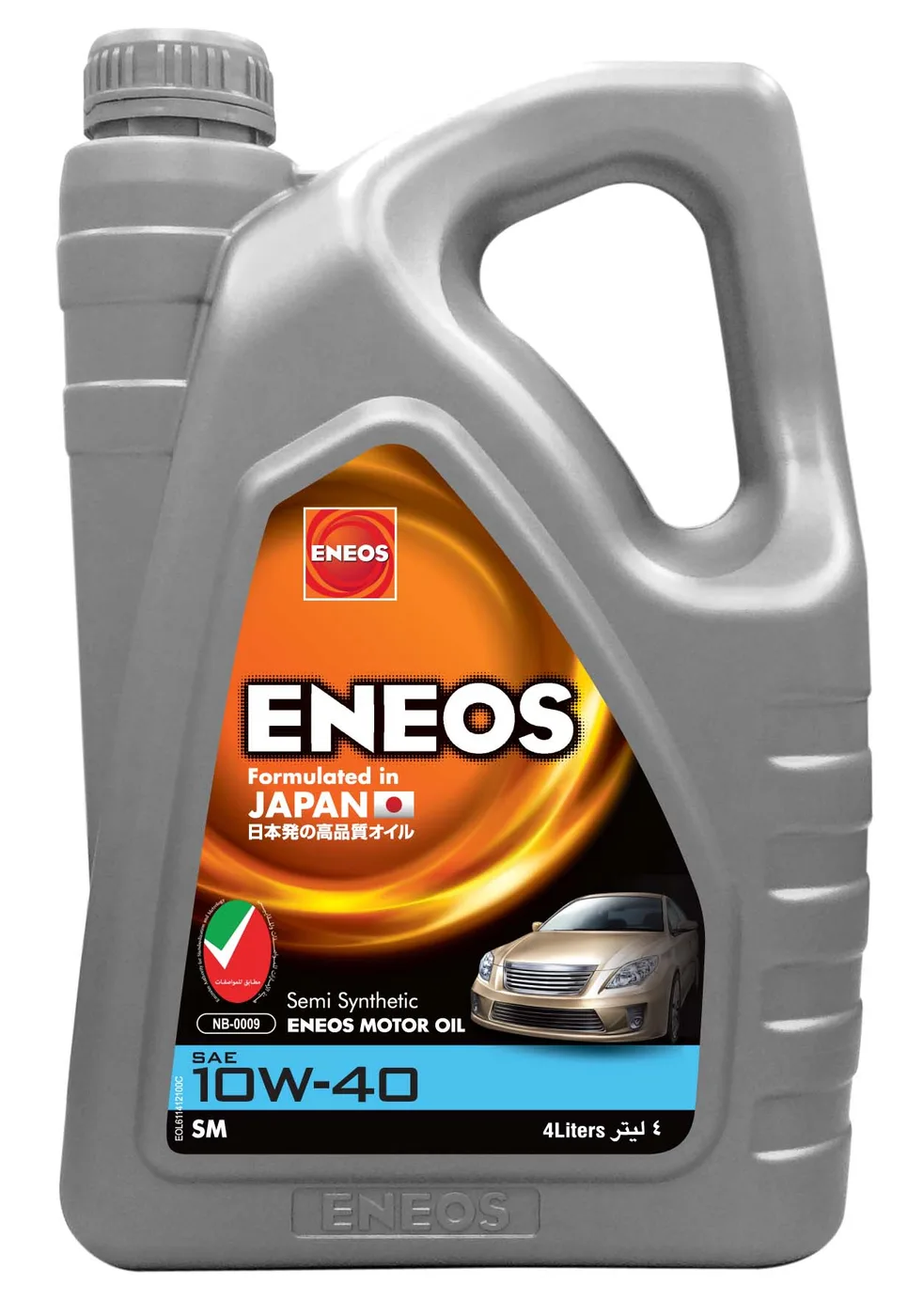 ENEOS 10W-40 SM Semi Synthetic Engine Oil, API SM - Carton of 12 x 1 L