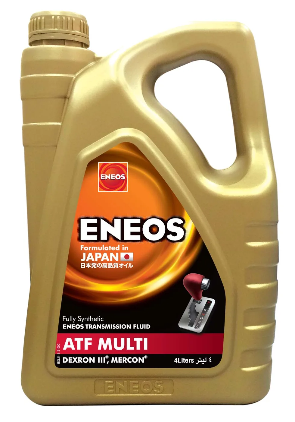 ENEOS ATF MULTI D-III Fully Synthetic Automatic Transmission Fluid, DEXRON III / MERCON - Carton of 12 x 1 L
