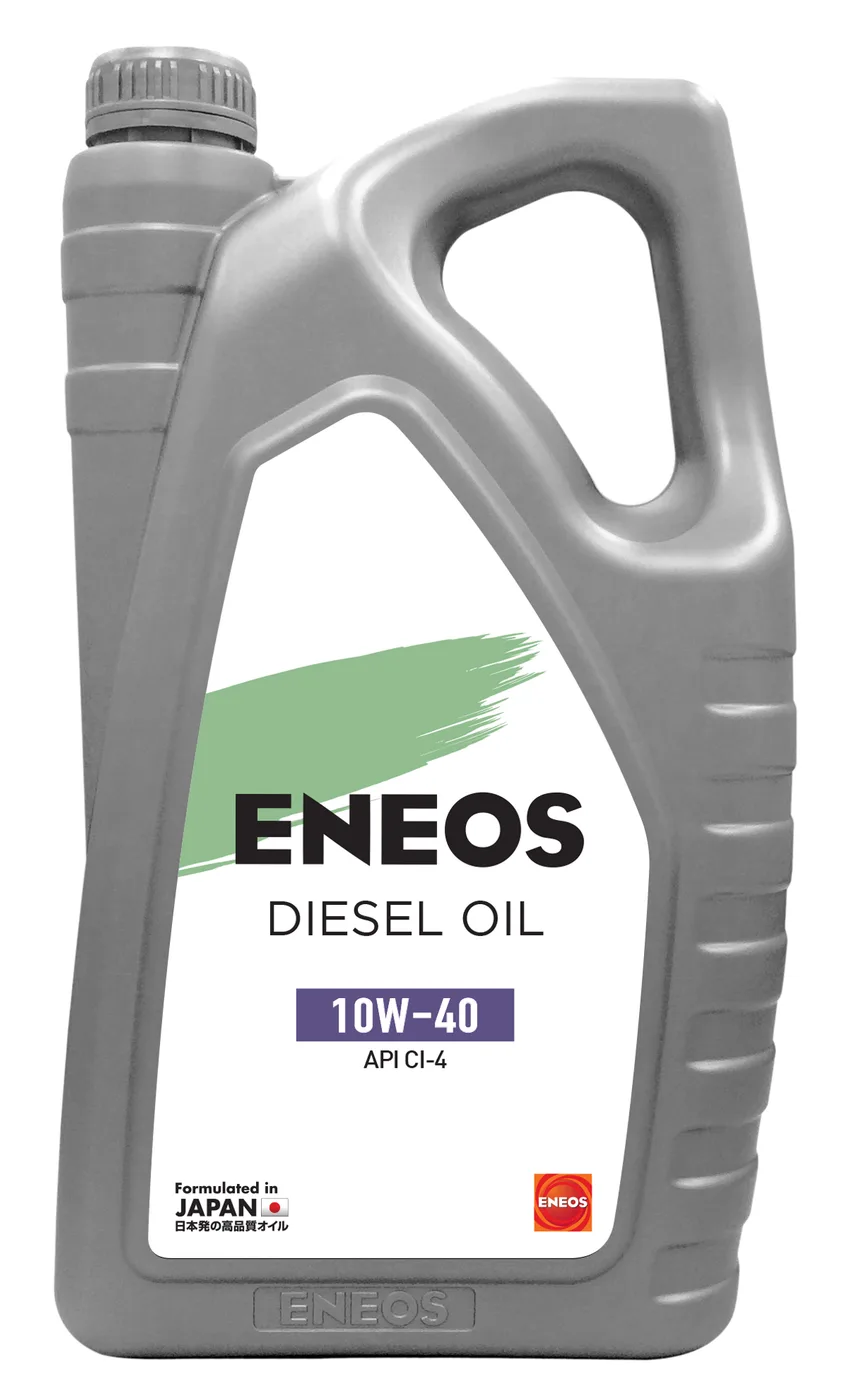 ENEOS DIESEL 10W-40 CI-4 Semi Synthetic Diesel Engine Oil, API CI-4 / ACEA E7-E4 - Carton of 4 x 5 L