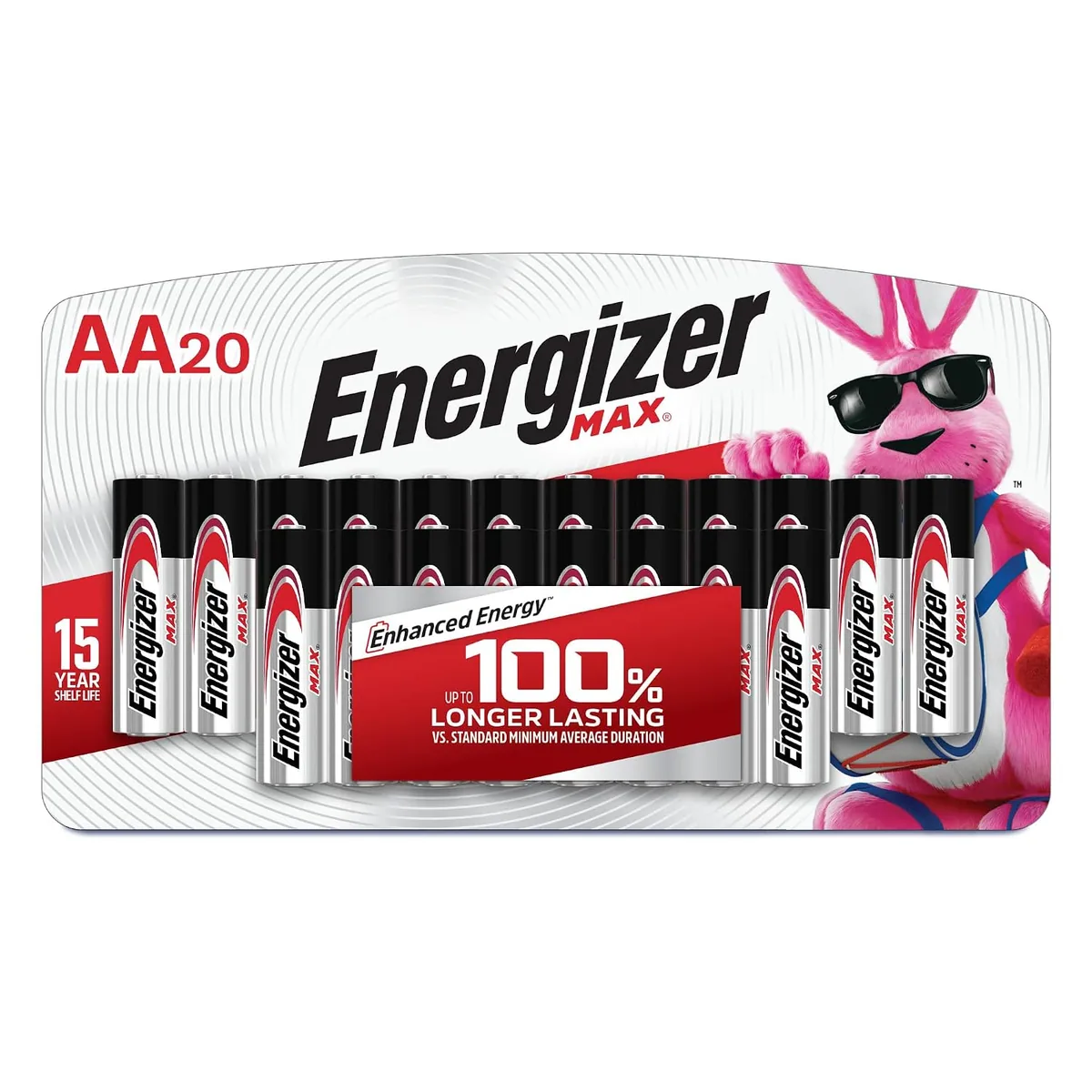 Energizer MAX AA, Pack of 20 (15+5 promotion)