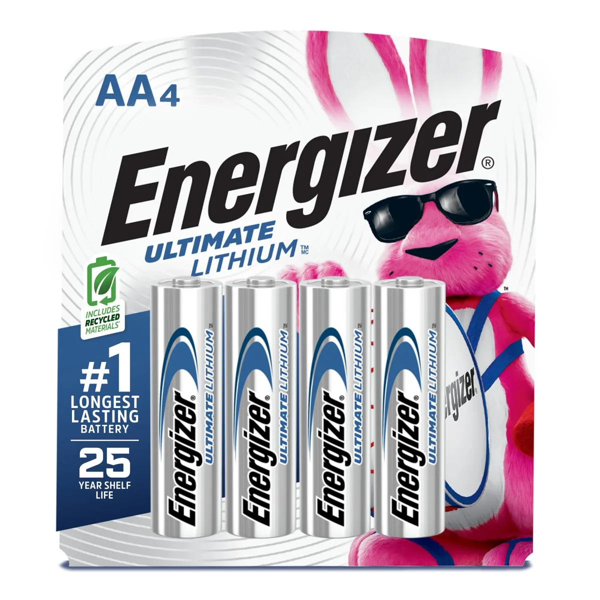 Energizer Ultimate Lithium AA, Pack of 4