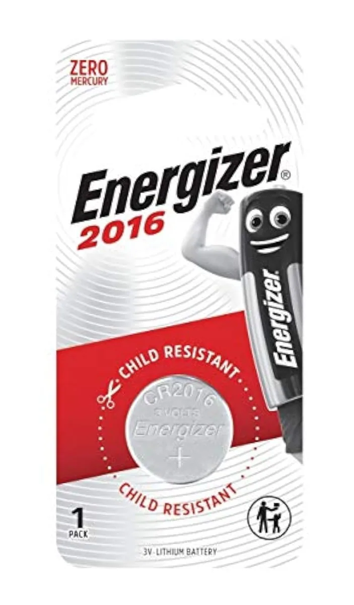 Energizer 2016 Lithium Coin, Pack of 1