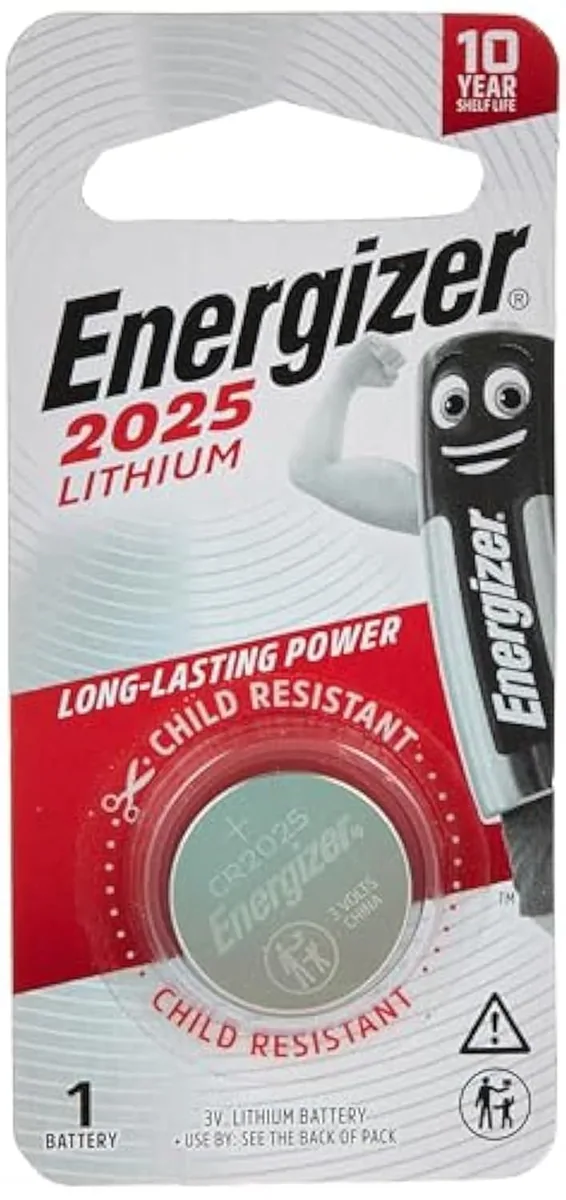 Energizer 2025 Lithium Coin, Pack of 1