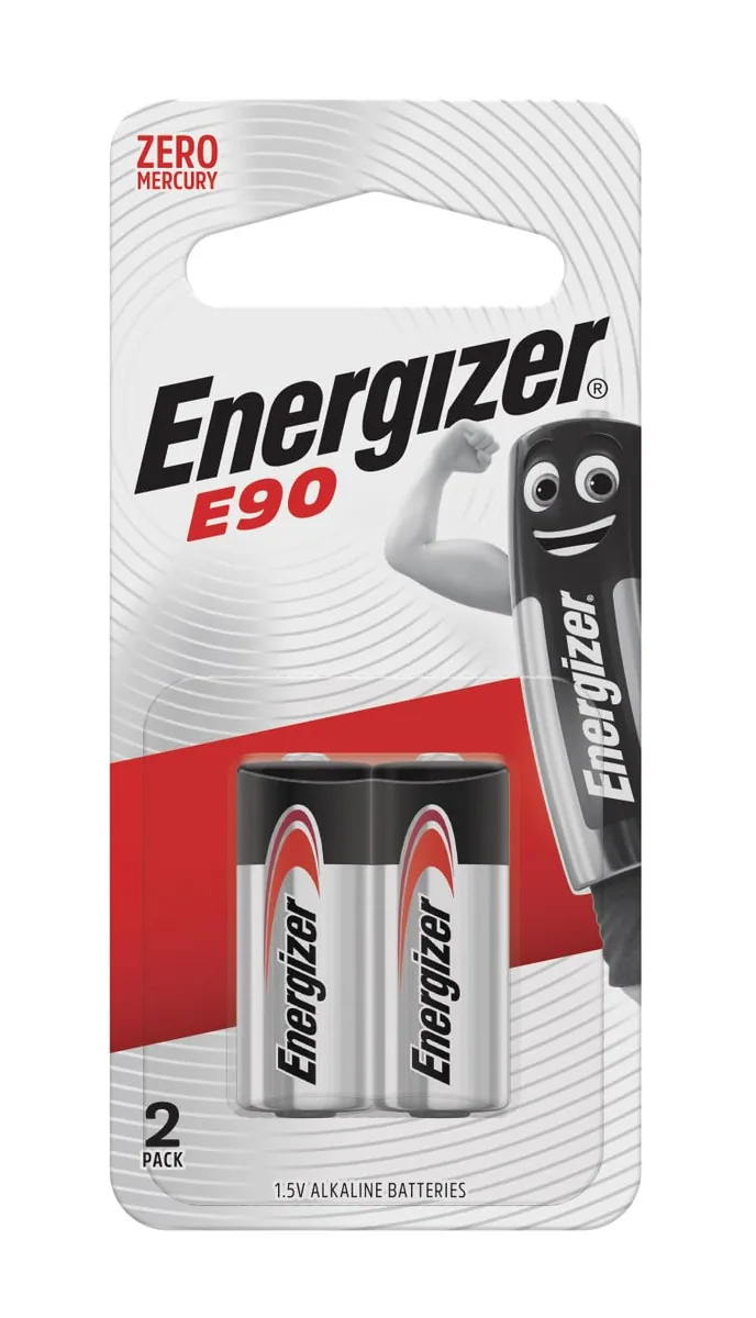 Energizer E90 N-Size Alkaline, Pack of 2