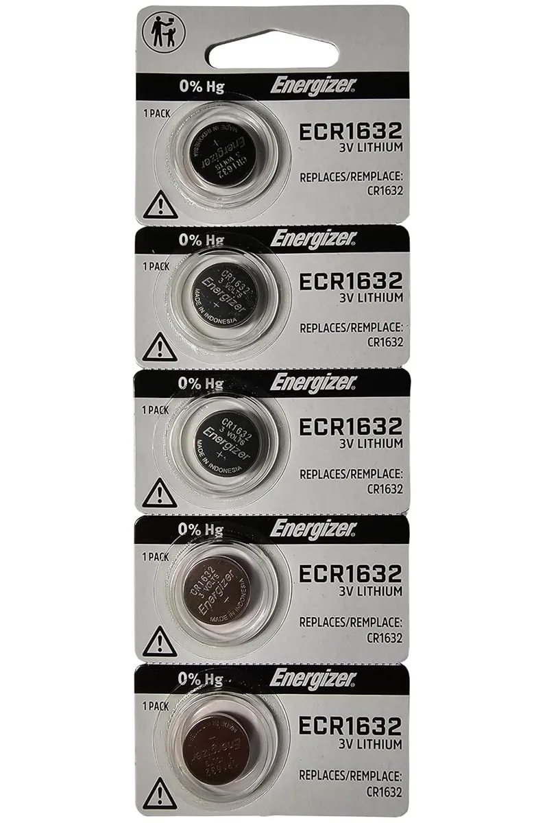 Energizer 1632 Lithium Coin, 5 x 1-cell wholesale strip