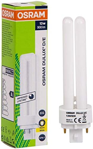 Osram Enrgy Saver Duluxd/Elect 13W Plug In Base Warm White