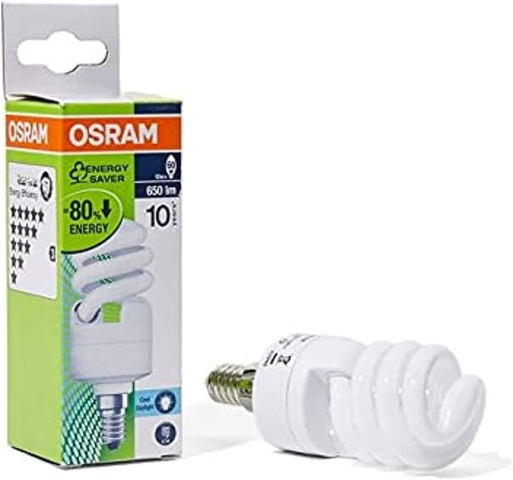 Osram Energy Saver Mini Twist Dulux Superstar 12W Cool Daylight E14,