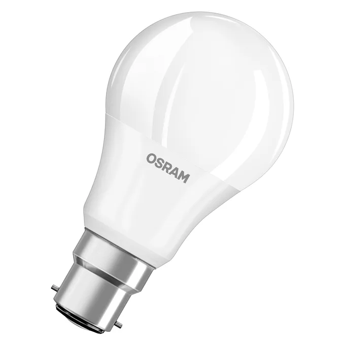 OSRAM LED Value Classic A60 8.5W B22d Bayonet 2700K Warm White Frosted