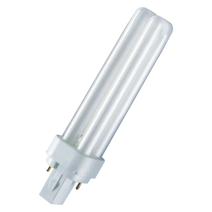 OSRAM DULUX D 13 W/840 G24d-1 LUMILUX Cool White, 4-piece promo pack