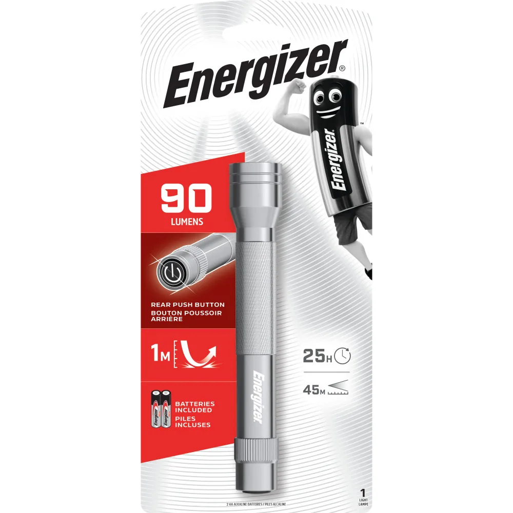 Energizer Metal LED Torch (2 x AA)