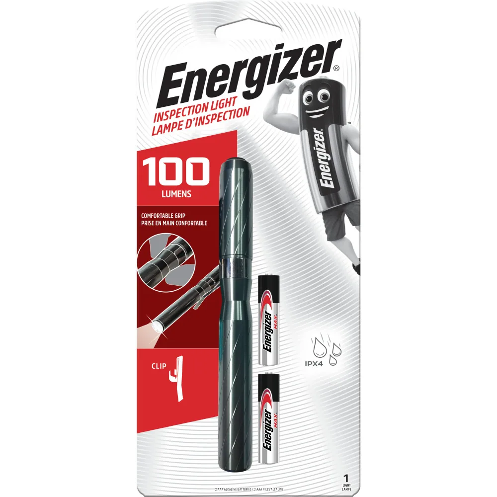 Energizer LED Metal Inspection Light (2 x AAA)