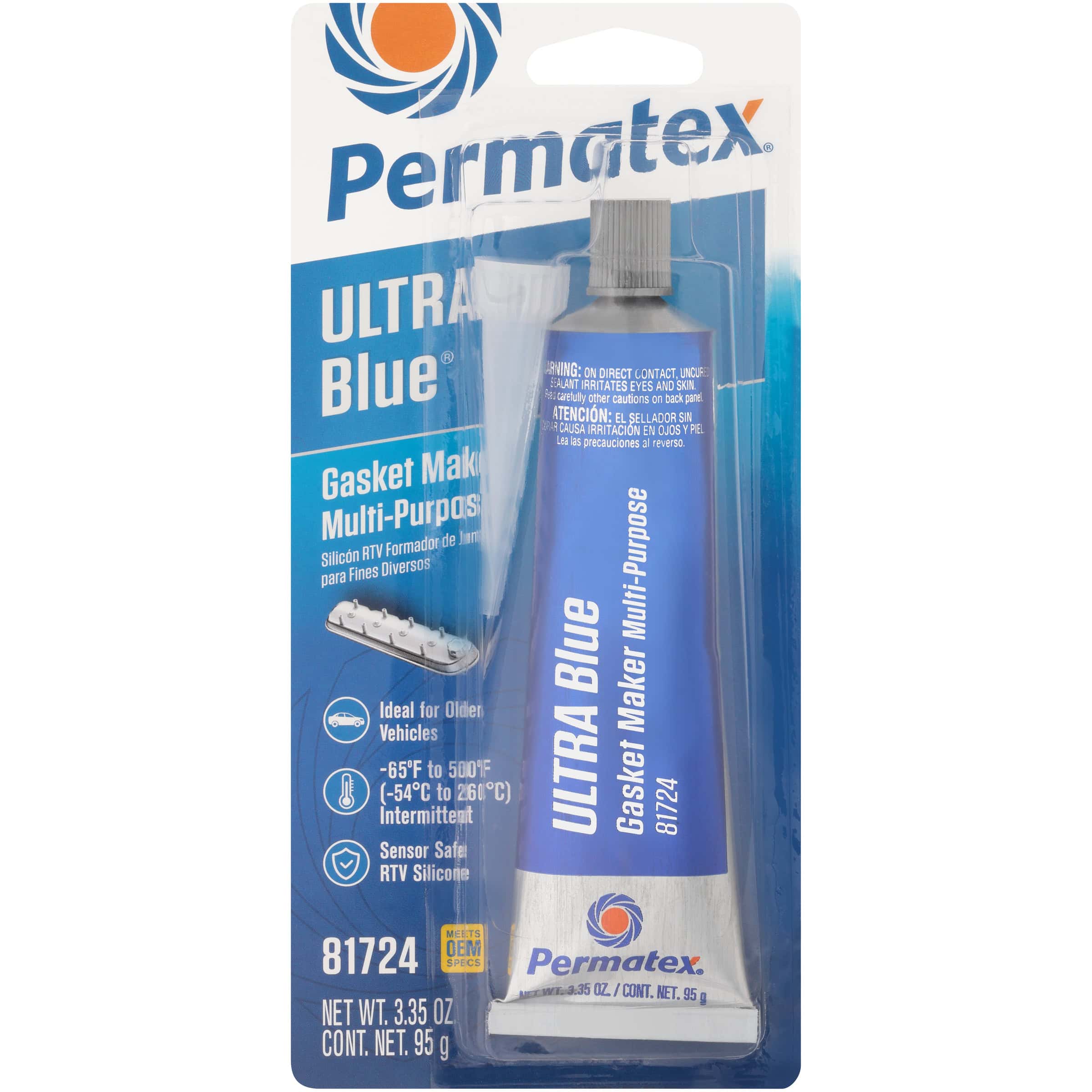 Permatex Ultra Blue Gasket Maker Multi Purpose, 3 Oz