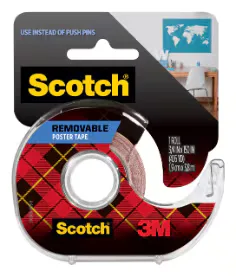 3M Scotch Removable Poster Tape 109, 19 mm x 3.8 m
