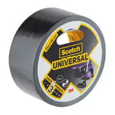 3M Scotch Universal Duct Tape 2904, Black, 48 mm x 25 m