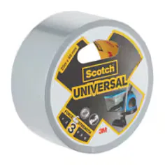 3M Scotch Universal Duct Tape 2904, Silver, 48 mm x 25 m