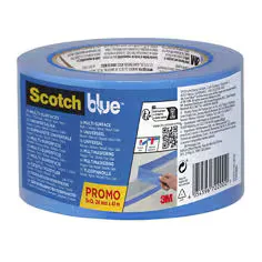 3M ScotchBlue Multi-Surface Masking Tape 2090, 24 mm x 41 m, 3 Rolls