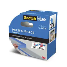 3M ScotchBlue Multi-Surface Masking Tape 2090, 48 mm x 41 m, Single Roll