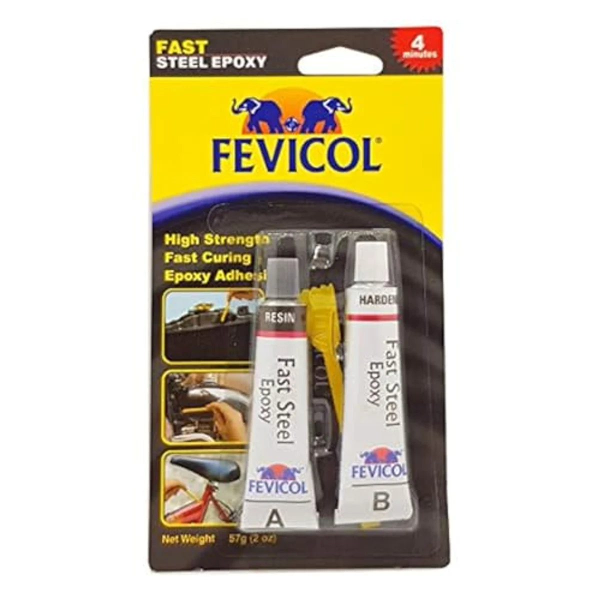 Fevicol Epoxy Steel Tube 57 gm (Fast Steel Epoxy) ,
