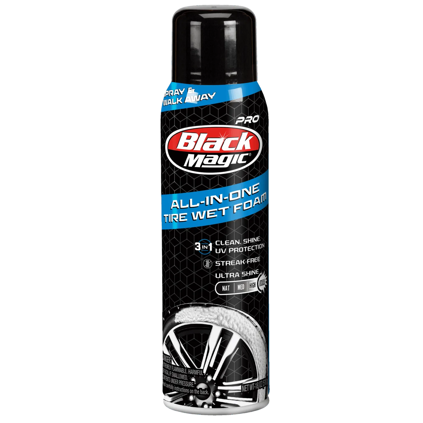 Black Magic Tire Wet Foam 6*18Oz-800002220
