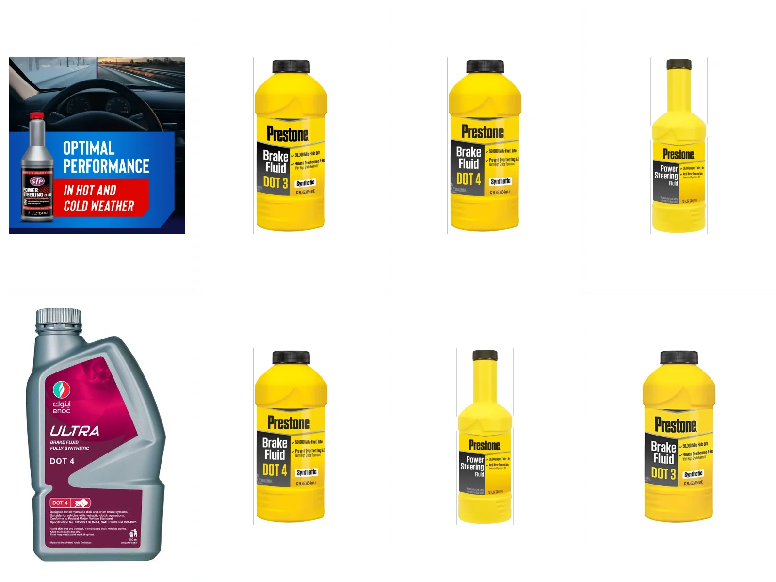 Brake & Steering Fluid held in stock at Lion Yard Trading