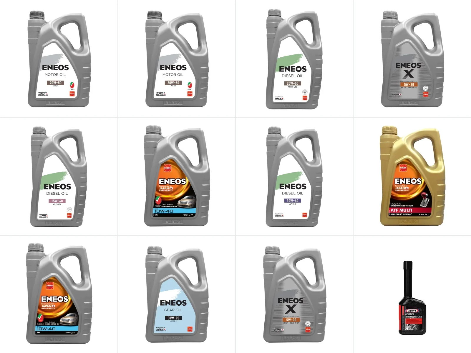 Engine Oils & Gear Oils held in stock at Lion Yard Trading